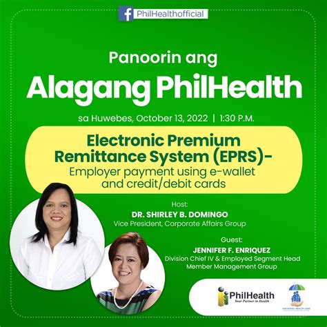 PhilHealth Electronic Premium Remittance System .